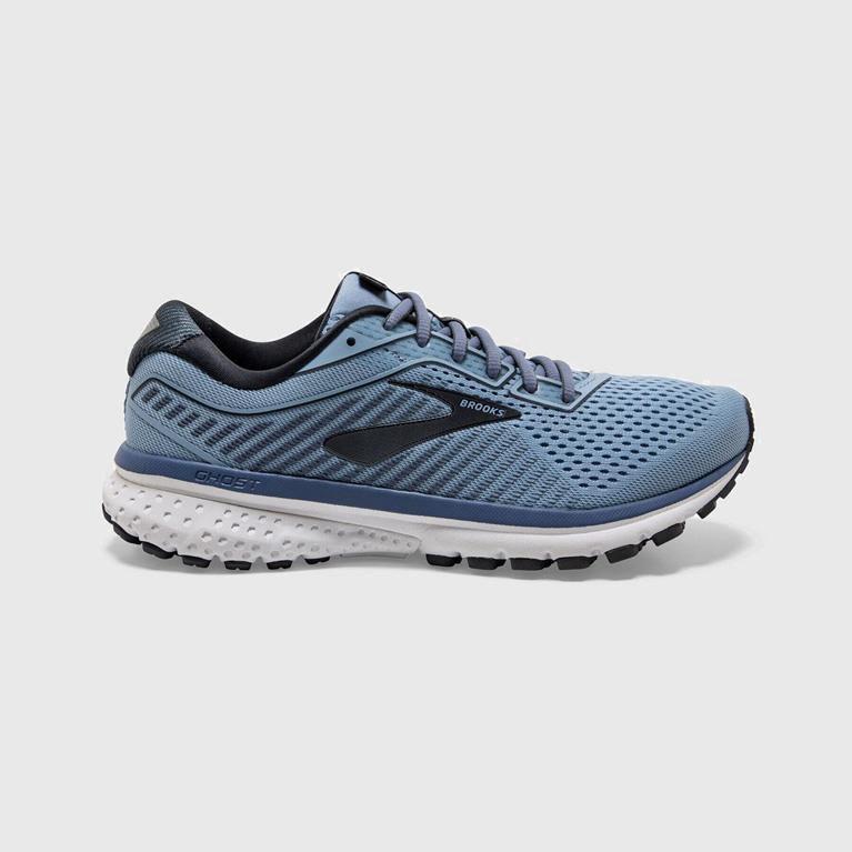 Brooks Women's Ghost 12 Road Running Shoes Singapore - Blue (65980-JSVY)